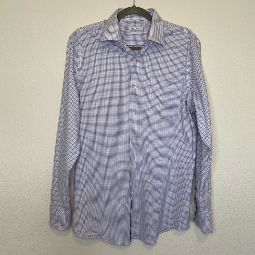 Haggar slim fit long sleeve